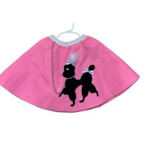 Toys R Us pink poodle skirt, XS/S, NWT, vintage, dressup, Halloween, sparkle